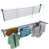 Foxydry Support linge pliable pour extérieur alu 202x63x8 cm Duo* Etendoir À Linge