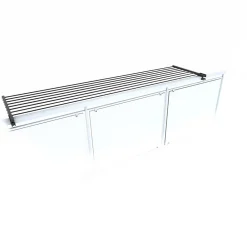 Foxydry Support linge pliable pour extérieur alu 202x63x8 cm Duo* Etendoir À Linge