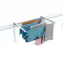 Foxydry Support pliable balcon blanc rabattable 62x63x8 cm Duo* Etendoir À Linge