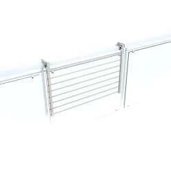 Foxydry Support pliable balcon blanc rabattable 62x63x8 cm Duo* Etendoir À Linge