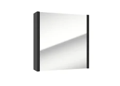 Swiss Aqua Technologies Armoire à miroir SAT Delano 60x60 cm stratifié noir (DELANOG60C)