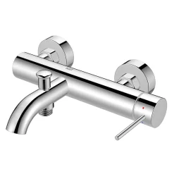 Siko Swiss Aqua Technologies Aurum mitigeur de baignoire mural 150 mm à levier sans set de douche, chrome brillant (SATBAUR222CR)* Robinet De Baignoire
