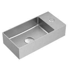Swiss Aqua Technologies Aurum Lave mains en Acier Inoxydable 304, 36x18x9cm, Chrome brossé (SATAUR3618BS)