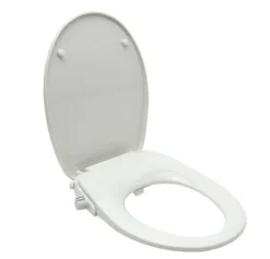 Swiss Aqua Technologies Abattant WC japonais siège de toilette Softclose sans électricité avec bidet intégré, blanc SATBEASY2233