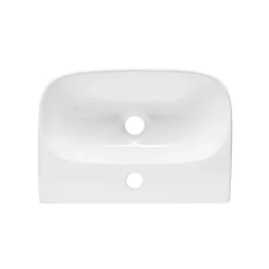 Swiss Aqua Technologies Brevis Lavabo suspendu avec trou pour robinetterie, 43x30x13cm (SATBRE4330R)* Lavabo