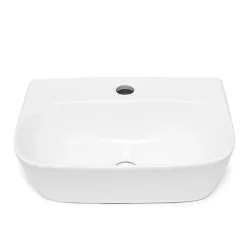 Swiss Aqua Technologies Brevis Lavabo suspendu avec trou pour robinetterie, 43x30x13cm (SATBRE4330R)* Lavabo