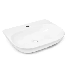 Swiss Aqua Technologies Brevis Lavabo suspendu avec trou pour robinetterie, 50x38,5x12cm (SATBRE5038R)* Lavabo