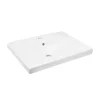Swiss Aqua Technologies Brevis Lavabo suspendu avec trou pour robinetterie au milieu, 60x45x14cm (SATBRE6045S)* Lavabo