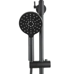 Swiss Aqua Technologies Colonne de douche avec mitigeur mécanique + Douche de tête 200mm + Douchette 3 jets, Noir mat (SATSSPKC)* Colonne De Douche Mécanique