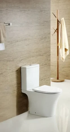 Polysan Swiss Aqua Technologies Combi WC à poser sans bride, avec abattant softclose - remplissage par le bas (SATBRE030RREXVP)