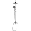 Swiss Aqua Technologies Colonne de douche XXL 240 avec mitigeur thermostatique, Douchette 3 jets, Chrome (SATSSTK)