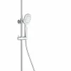 Swiss Aqua Technologies Colonne de douche avec mitigeur mécanique blanc / chrome et tête de douche XXL de 288mm (SATSSPHP)