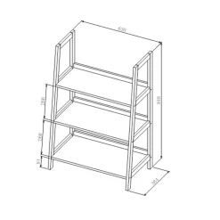 Swiss Aqua Technologies Etagère sur pied Naturel Home 63x94x36,4 cm, bois (HOMEPOL3)* Etagère Salle De Bains