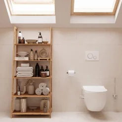 Swiss Aqua Technologies Etagère sur pied Naturel Home 63x149x36,4 cm, bois (HOMEPOL5)