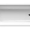 Swiss Aqua Technologies Fusion 150 x 70 cm Baignoire gain de place en acrylique, sans pieds, blanc (SIKOVR150)
