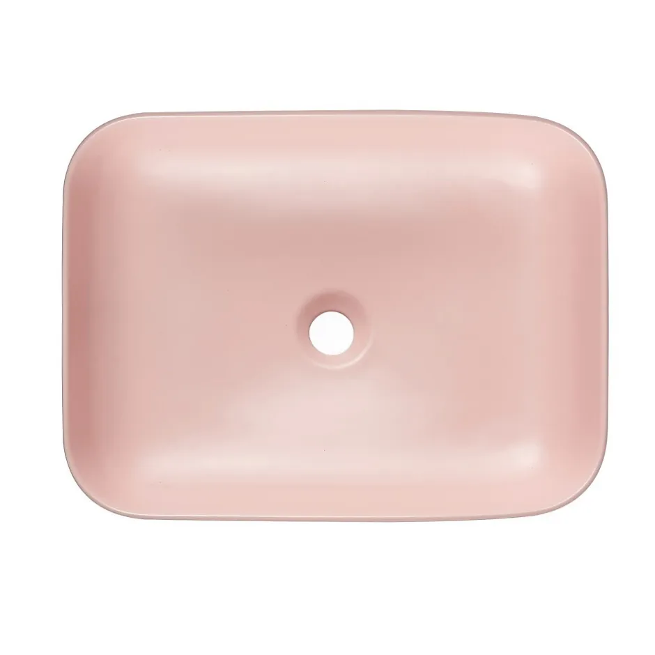 Swiss Aqua Technologies Infinitio Vasque à poser 50 x 39 x 13 cm, sans trop-plein, Rose mat (SATINF5039PM)