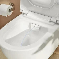 Swiss Aqua Technologies Infinitio WC sans bride avec fonction bidet thermostatique + Abattant softclose (SATINF011RREXPBFCT)* Wc Japonais