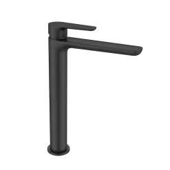 Swiss Aqua Technologies Mood mitigeur lavabo XL avec levier sans tirette, G3/8, Noir mat (SATBSMOOD285C)* Robinet Lavabo Et Vasque