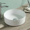 Swiss Aqua Technologies Vasque à poser Infinitio 36 x 36 x 12 cm sans trop-plein, blanc brillant (SATINF3636)