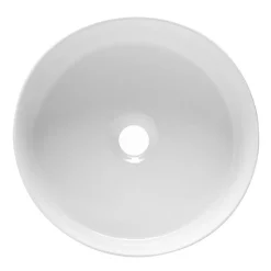 Swiss Aqua Technologies Vasque à poser Infinitio 36 x 36 x 12 cm sans trop-plein, blanc brillant (SATINF3636)