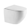 Swiss Aqua Technologies WC suspendu sans bride Tornado Quiet et fixations invisibles, abattant frein de chute (SAT67010RTORP)