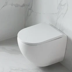 Swiss Aqua Technologies WC suspendu sans bride et fixations invisibles, abattant frein de chute (SAT67010RREXP)
