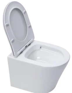 Swiss Aqua Technologies WC suspendu Infinitio sans bride et fixations invisibles + abattant frein de chute (SATINF010RREXP)