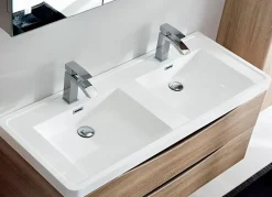 Bernstein Système de douche thermostatique 3011 Basic avec douchette à main - Tête de douche 20x20cm