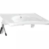 Sanindusa Système d'inclinaison pneumatique pour lavabo PMR droit NewWCCare blanc