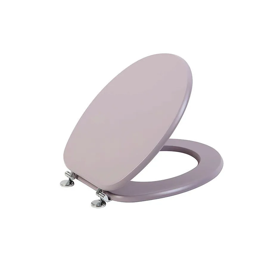 Kiamami Valentina Tablette De Couvercle De Wc Universelle En Mdf Violet Pastel Mat* Abattant Wc