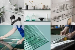 Tulup Tablette en Verre 50x13 cm Minimaliste Design Pour Miroir