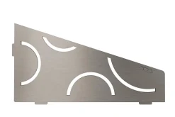 Schluter Tablette murale de douche SHELF- E- S3 - CURVE - inox brossé - 62 x 295 x 154 mm* Etagère Salle De Bains