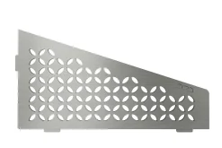 Schluter Tablette murale de douche SHELF- E- S3 - CURVE - inox brossé - 62 x 295 x 154 mm* Etagère Salle De Bains