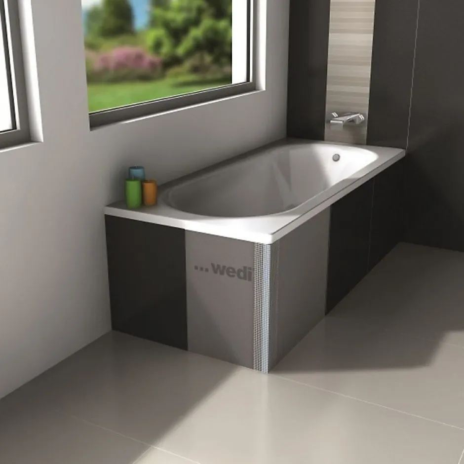 Wedi Tablier de baignoire à carreler latéral 77 x 60 cm* Tablier Et Habillage De Baignoire
