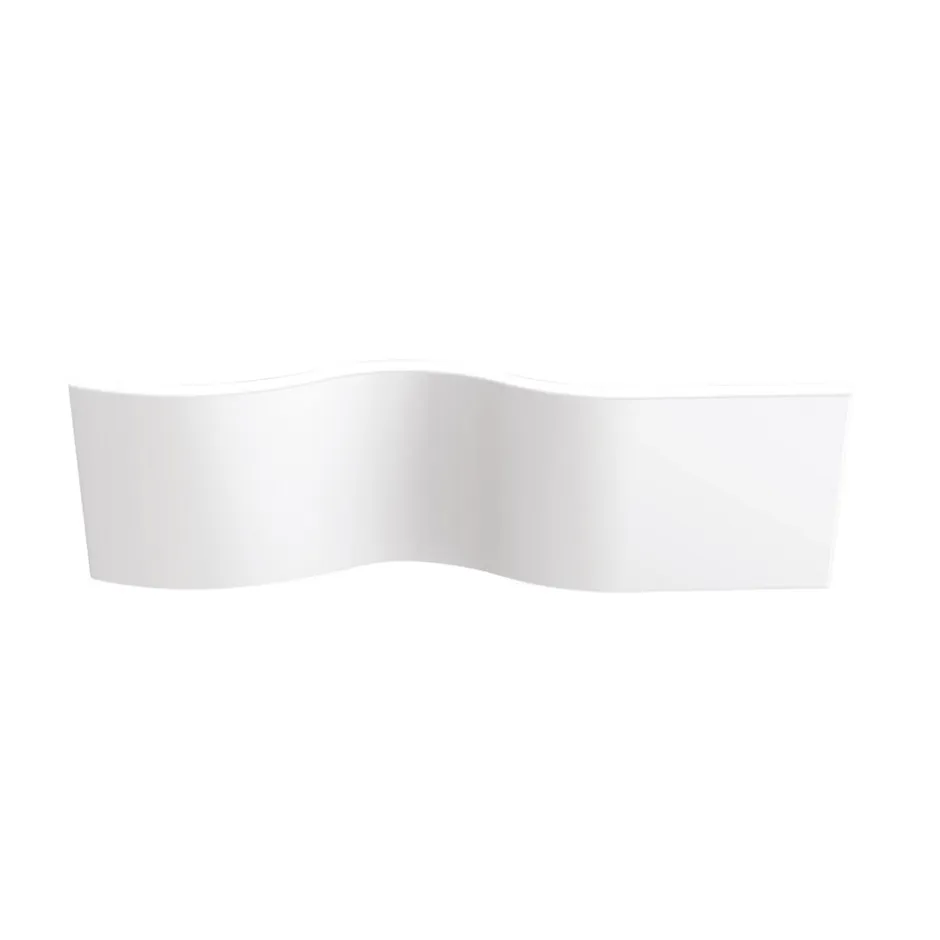 Valentin Tablier de baignoire frontal blanc 180 x 90 cm pour baignoire Folk,