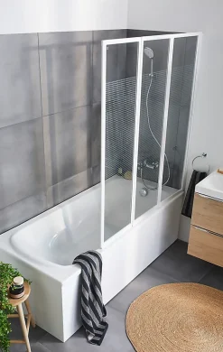 Allibert Tablier de baignoire l.180 cm, Clips* Tablier Et Habillage De Baignoire