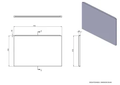 Balneo Tablier de baignoire latéral blanc Panel 80 cm* Tablier Et Habillage De Baignoire