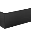 Allibert Tablier de baignoire noir Fix'alu 180 x 80 cm* Tablier Et Habillage De Baignoire