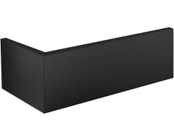 Allibert Tablier de baignoire noir Fix'alu 180 x 80 cm* Tablier Et Habillage De Baignoire