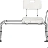Giantex Tabouret de Douche Coulissant, Banc de Douche Autonomie Hauteur Réglable, Personnes Handicapées Âgées,Charge 160KG* Siège De Douche