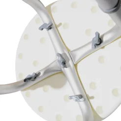 Homcom Tabouret de douche réglable en hauteur siège de douche ergonomique pieds antidérapants charge max. 136 Kg alu HDPE blanc