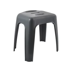 Spirella Tabouret grand siège de douche HOCKER Gris Max 130kg* Siège De Douche