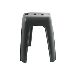 Spirella Tabouret grand siège de douche HOCKER Gris Max 130kg* Siège De Douche