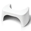 Wellcare Tabouret physiologique de toilette en plastique blanc* Barre D'Appui