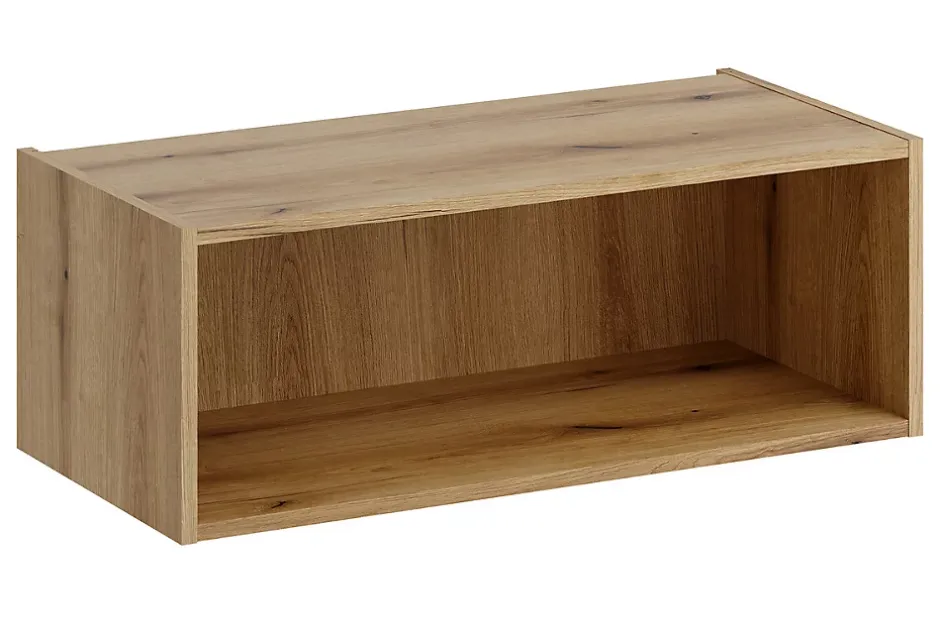 Furnidea Étagère basse suspendue pour meuble sous vasque 80 cm NOVA chêne Coast Evoke* Etagère Salle De Bains