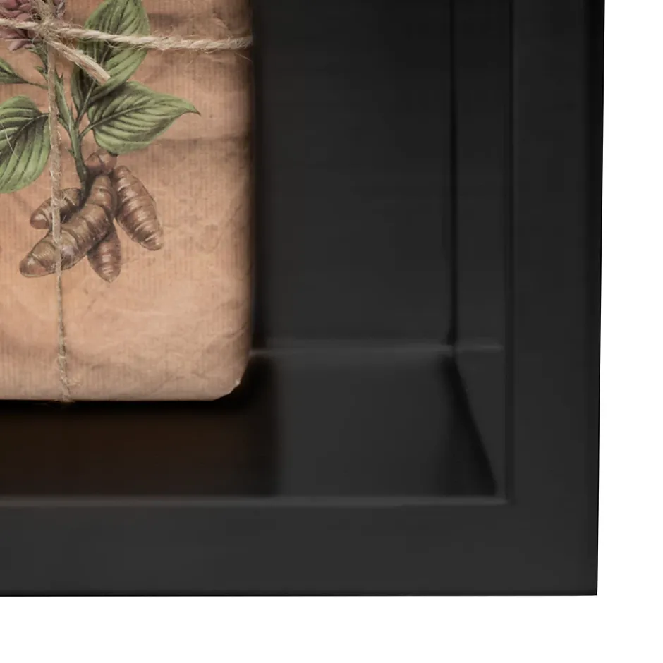 Rea ÉTAGÈRE D'ENCASTREMENT POUR SALLE DE BAINS 6 30X60X10 BLACK