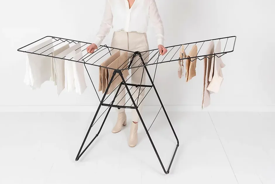Brabantia Étendoir à linge 25 m Hangon coloris noir