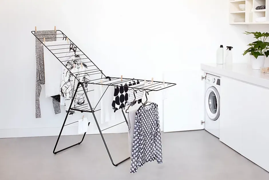 Brabantia Étendoir à linge 25 m Hangon coloris noir