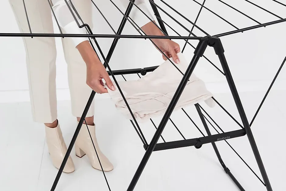 Brabantia Étendoir à linge 25 m Hangon coloris noir