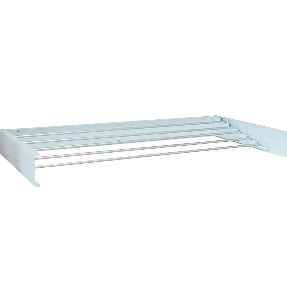 Kitchen Move Étendoir à linge mural COBRA Blanc Aluminium 6M